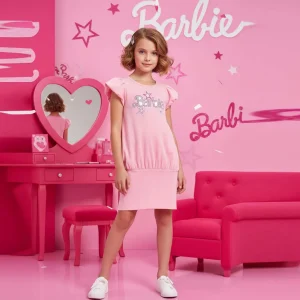 Abito MONNALISA Barbie rosa 4 anni - 12 anni