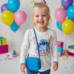 T-shirt MONNALISA Stitch panna 2 anni - 10 anni
