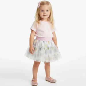 Gonna MONNALISA in tulle fantasia margherite 3 mesi - 3 anni