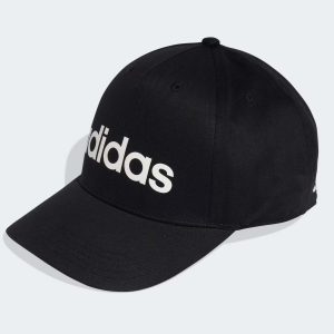 Cappello ADIDAS nero con logo e visiera 4anni - 16 anni