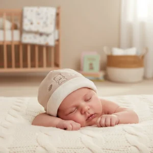 Cappello CHICCO orsetto beige in ciniglia