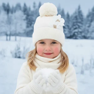 Cappello scaladacollo e guanti MAYORAL panna 4 anni - 10 anni