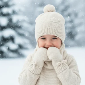 Cappello Scaldacollo e guanti MAYORAL panna 12 mesi - 4anni