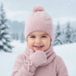 Cappello Scaldacollo e guanti MAYORAL rosa 12 mesi - 4anni