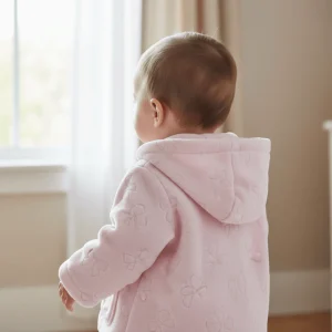 Cappottino CHICCO rosa con fiocchi da neonata
