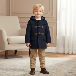 Cappotto MAYORAL con alamari blu 12 mesi - 4 anni