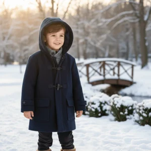 Cappotto MAYORAL modello con alamari blu 2 anni - 10 anni