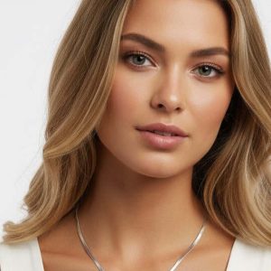 Collana color argento Romina