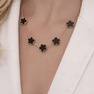 Collana noa oro e nero