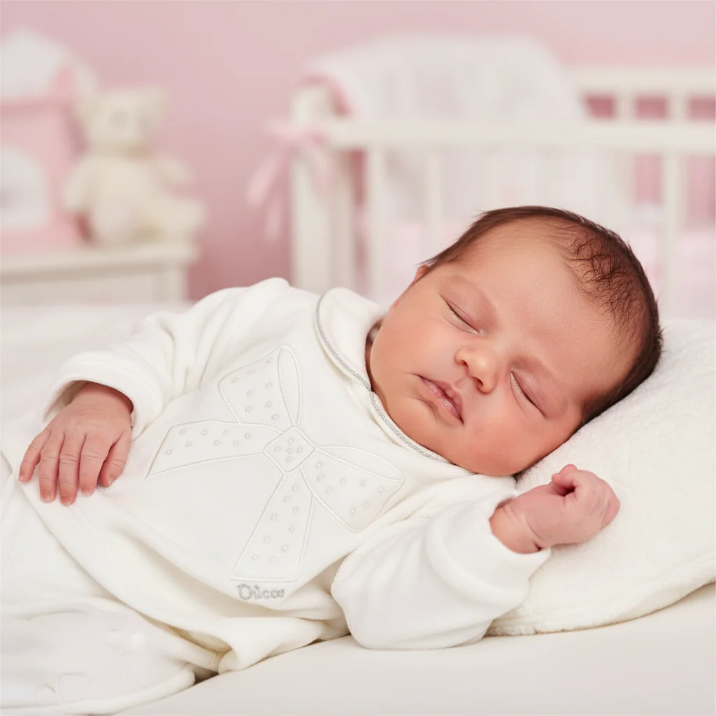 Completo CHICCO ciniglia panna fiocco