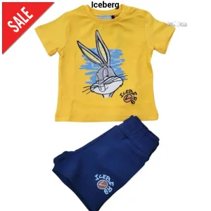 Completo ICEBERG Bugs Bunny giallo blu 12 mesi - 6 anni