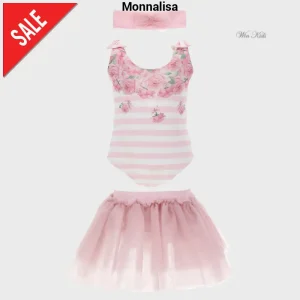 Costume Gonna e Fascia MONNALISA rosa 3 mesi - 36 mesi