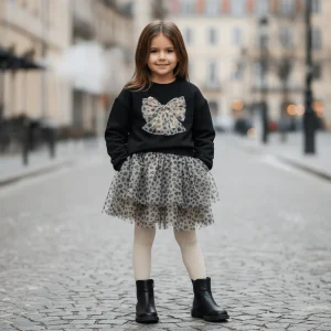 Completo MAYORAL felpa e gonna maculata 2 anni - 10 anni