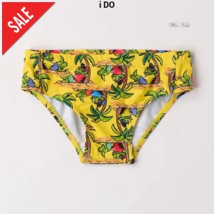 Costume I DO modello slip giallo a fantasia dalla 12 mesi alla 8 anni