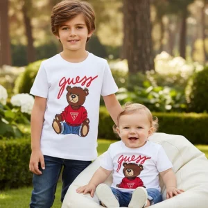 T-shirt GUESS teddy bear 3/6 mesi - 7 anni