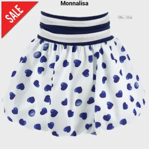Gonna MONNALISA cuori blu 2 anni- 8anni