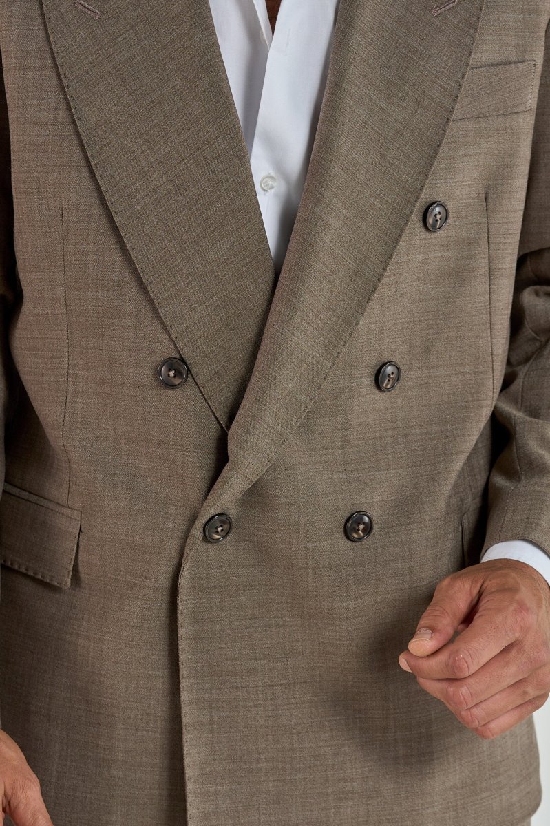 Giacca con Abbottonatura Profonda Tortora Taormina - immagine 5