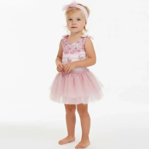 Costume Gonna e Fascia MONNALISA rosa 3 mesi - 36 mesi