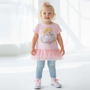 Abito Mini MONNALISA rosa 3 mesi - 24 mesi