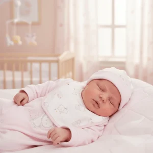 Completo CHICCO tutina , cappello e bavetta femmina rosa in confezione regalo