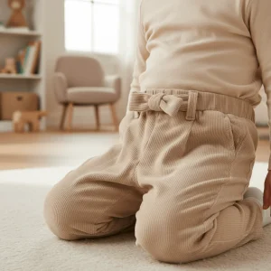 Pantalone MAYORAL in velluto a costine beige 1 mese - 18 mesi