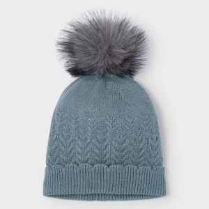 Cappello MAYORAL salvia pompon grigio 4 anni - 16 anni