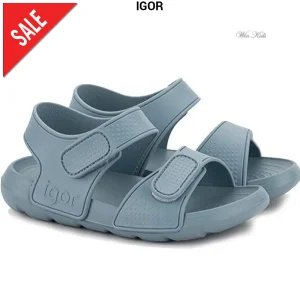 Sandali IGOR in gomma con velcro oceano 22 - 30