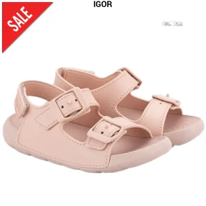 Sandali IGOR modello Maui doppia fibbia color rosa 22 - 34