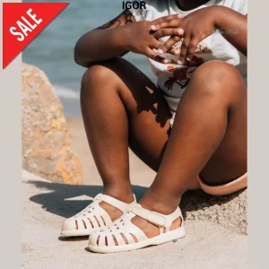 Sandali IGOR modello ragnetto avorio 20 - 27