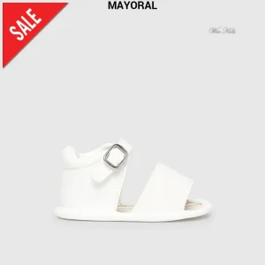 Sandali MAYORAL da neonato bianco 16 - 19