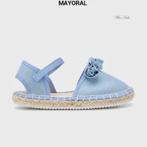 Sandali MAYORAL modello espadrillas jeans con roselline 19 - 25