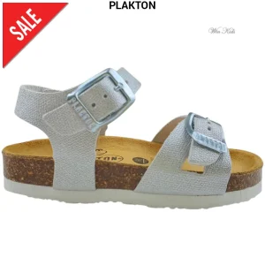 Sandali PLAKTON argento bambina 24 - 35