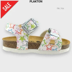 Sandali PLAKTON bambina con stampa stelle dal 24 al 35