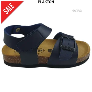 Sandali PLAKTON blu con fibbia e velcro 24 - 35