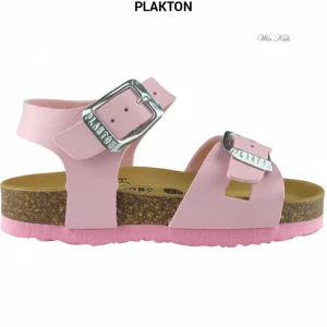 Sandali PLAKTON in ecopelle rosa 24 - 35