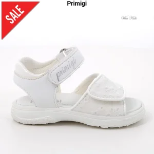 Sandali PRIMIGI bambina bianchi in pizzo dal 19 al 26