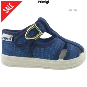 Sandali PRIMIGI primi passi modello ragnetto in tessuto jeans 19 - 26