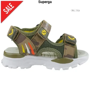 Sandali SUPERGA camuoflage chiusura con velcro 25 - 36
