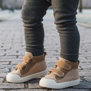 Scarpe SPINDOCTOR in velluto beige MADE IN ITALY 20 - 26