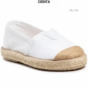 Scarpe CIENTA mocassino con corda bianco 20 - 34