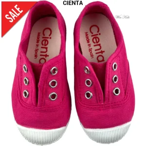 Scarpe CIENTA slip on fuxia punta in gomma 21 - 38