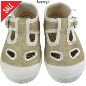 Scarpe SUPERGA modello occhietto beige 18 - 25