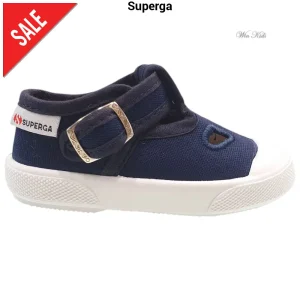 Scarpe SUPERGA modello occhietto blu per bambini 18 - 25