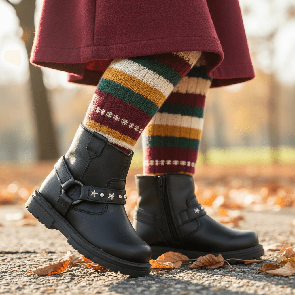 Stivaletti Primigi vera pelle fibbia e borchiette dal 20 al 29 - immagine 2