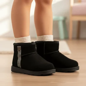 Stivaletti PRIMIGI nero scamosciato con strass dal 24 al 35