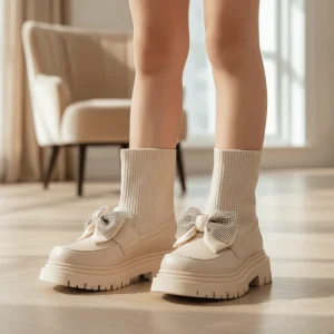 Stivaletto Mocassino K.S. by SOFIA beige dal 25 al 30