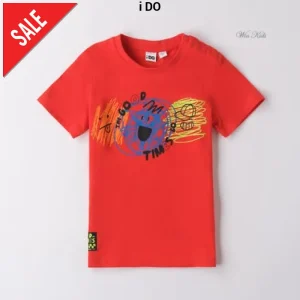 T-shirt i DO rossa 12 mesi - 8 anni