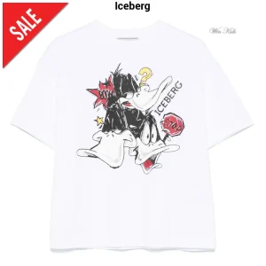 T-shirt ICEBERG Daffy Duck bianca 12 mesi - 16 anni