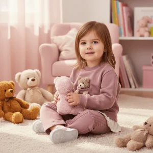 Tuta MAYORAL orsetto rosa 6 mesi - 4 anni