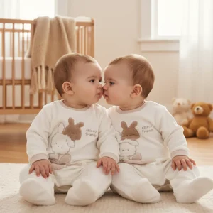 Tutina CHICCO ciniglia panna coniglietti